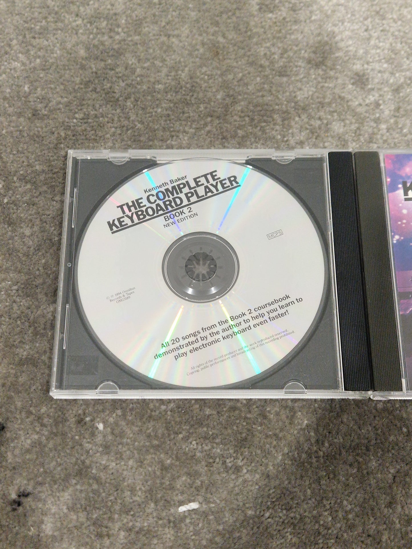 The Complete Keyboard Player 1 And 2 Discs - Instructional Audio Discs - Excellent