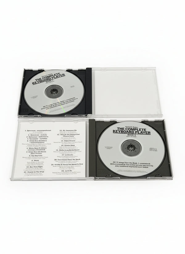 The Complete Keyboard Player 1 And 2 Discs - Instructional Audio Discs - Excellent