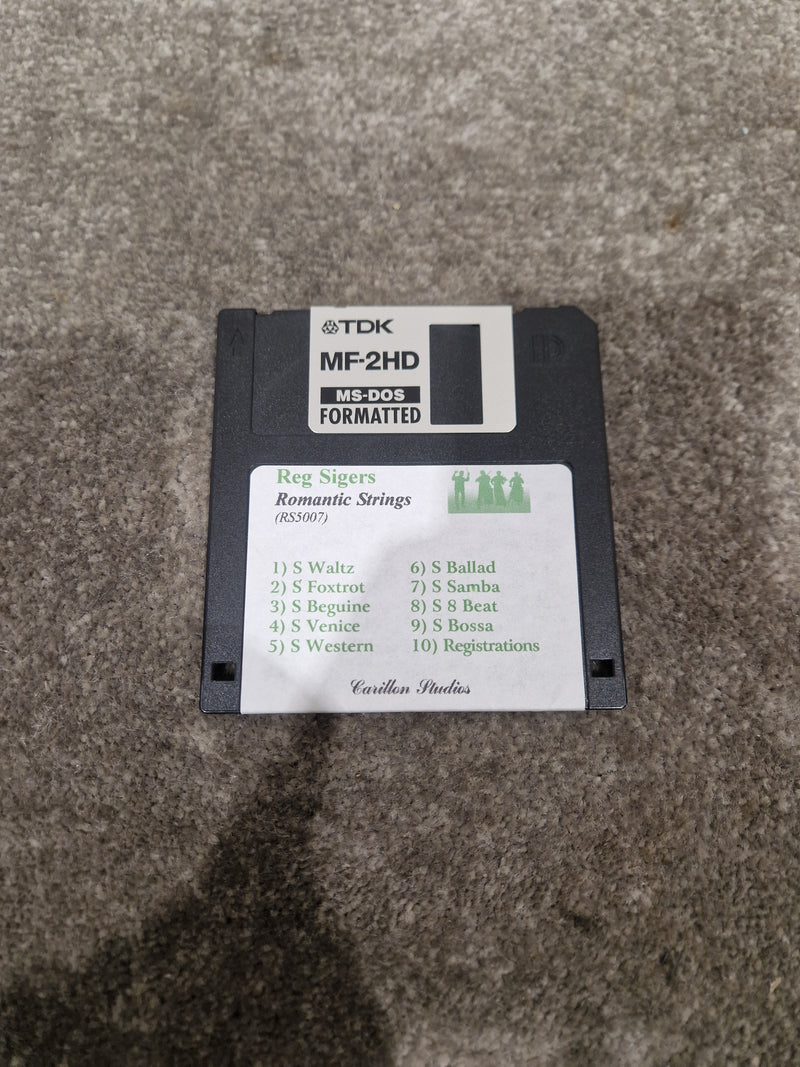 Carillon Studios Romantic Strings Floppy Disc For Kn2400-7000 - Vintage Sound Library - Excellent - Image 3