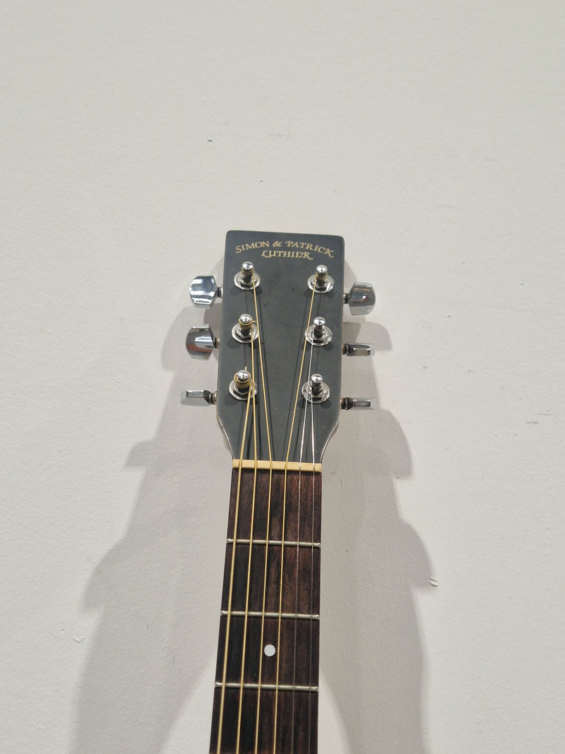 Simon & Patrick Luther 6 String Spruce Acoustic - Solid Wood Construction - Very Good - Image 5