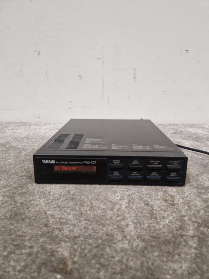 Yamaha FB-01 - FM Tone Generator Module - Very Good w/ Power Supply & Pedal
