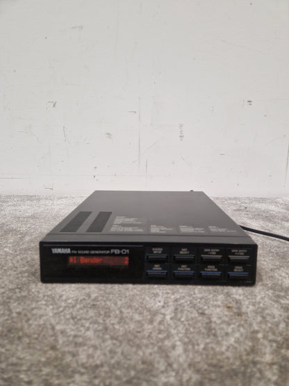 Yamaha FB-01 - FM Tone Generator Module - Very Good w/ Power Supply & Pedal