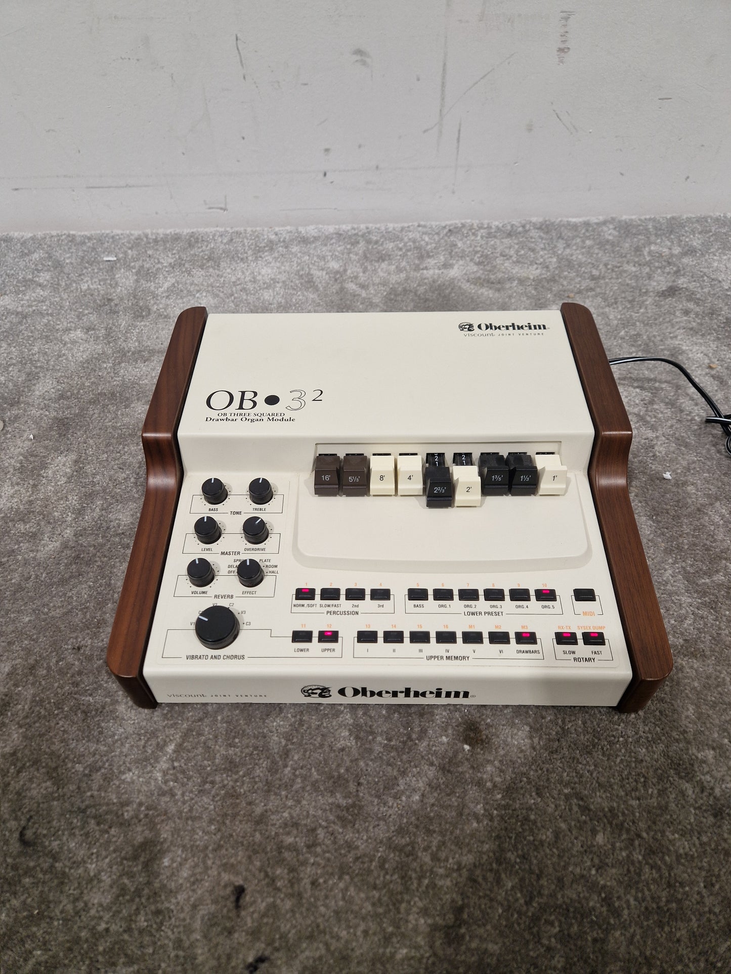 Oberheim OB3 - Classic Organ Emulator - Excellent w/ Power Supply