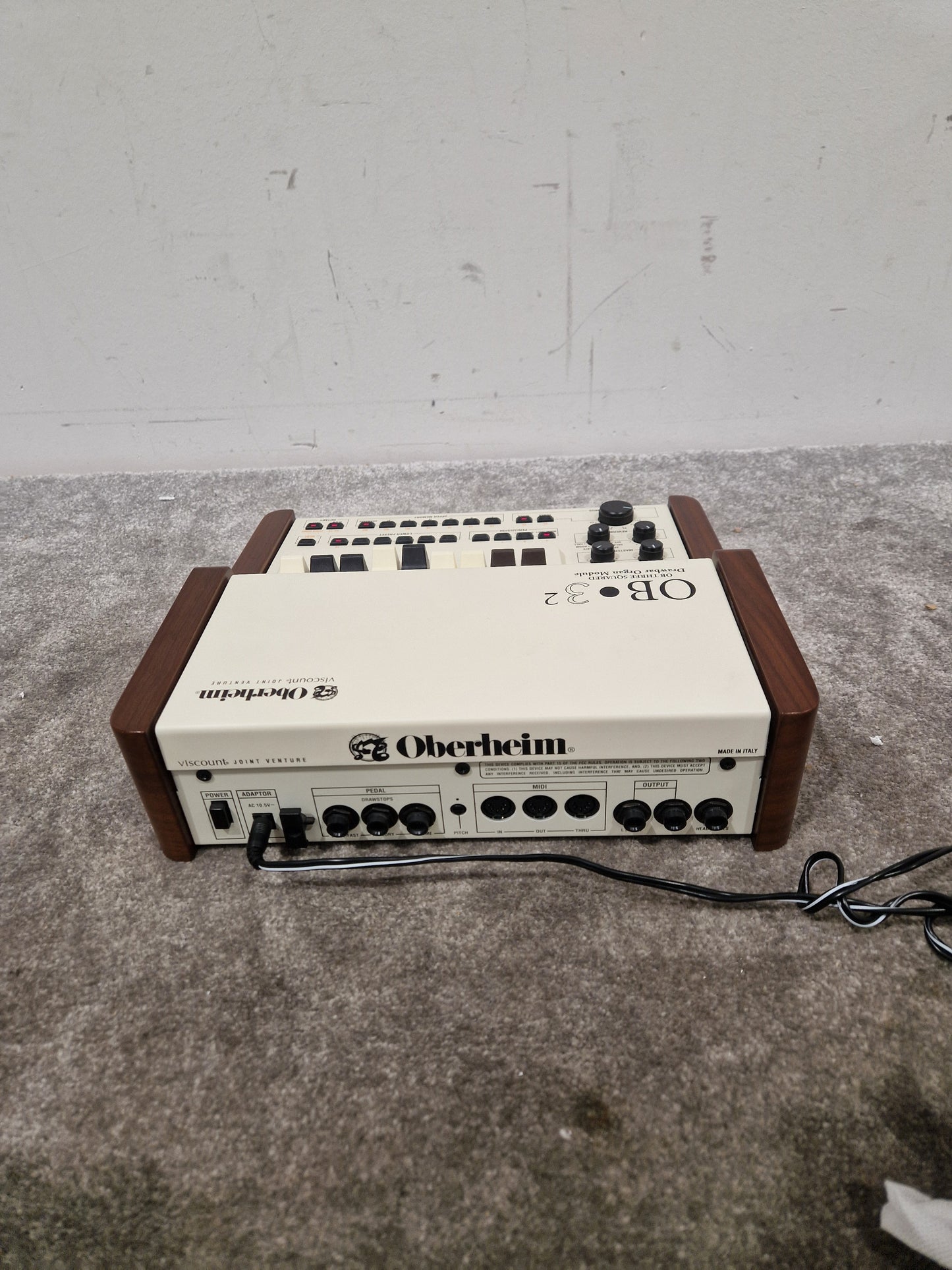 Oberheim OB3 - Classic Organ Emulator - Excellent w/ Power Supply