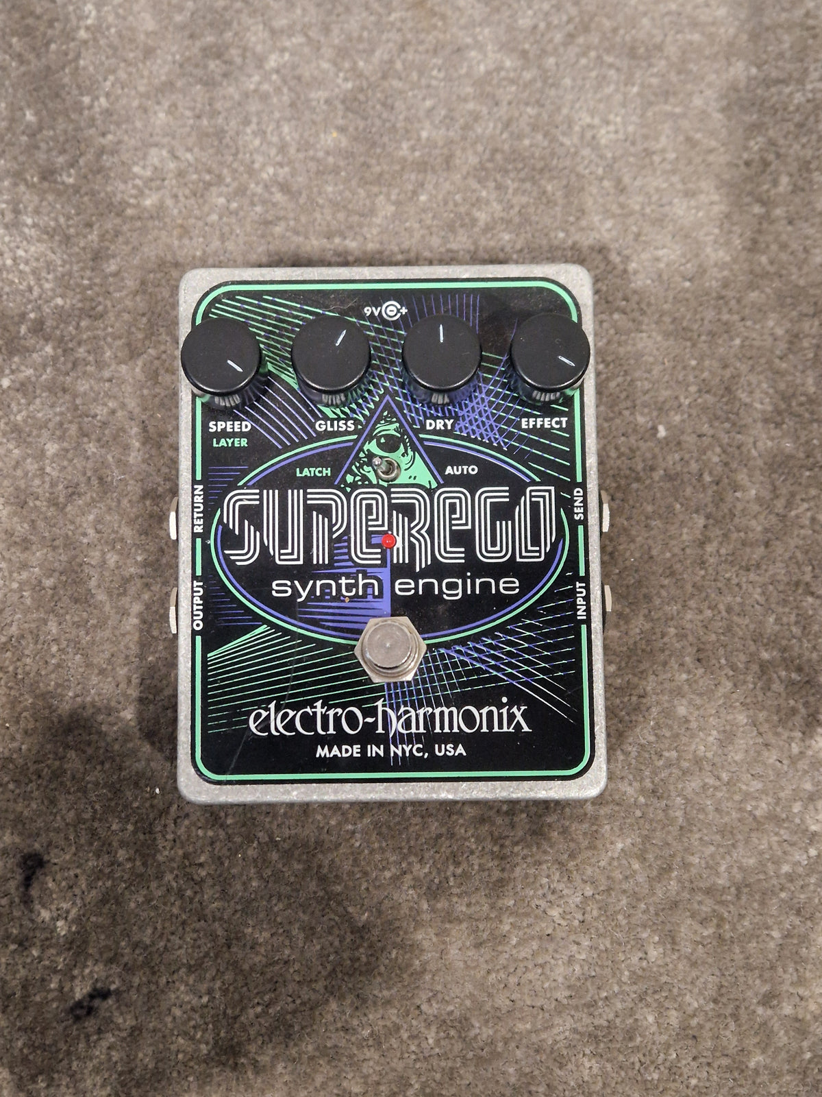 Electro Harmonix Superego - Synth Engine Effects Pedal - Excellent w/ Original Box & Power Supply