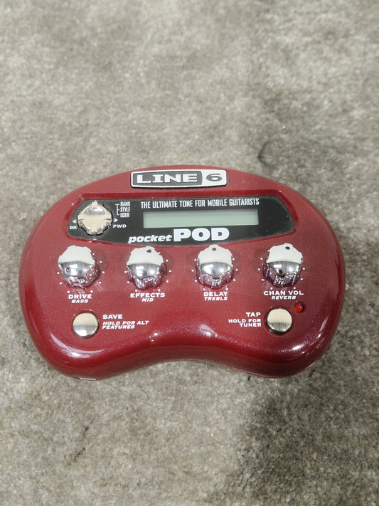 Line 6 Pocket Pod - Compact Multi-Effects Processor - Excellent