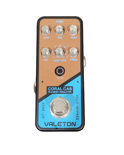 Valeton Coral Cab - Compact Speaker Simulator - Excellent