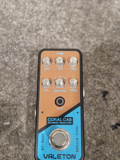Valeton Coral Cab - Compact Speaker Simulator - Excellent