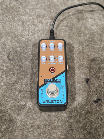 Valeton Coral Cab - Compact Speaker Simulator - Excellent