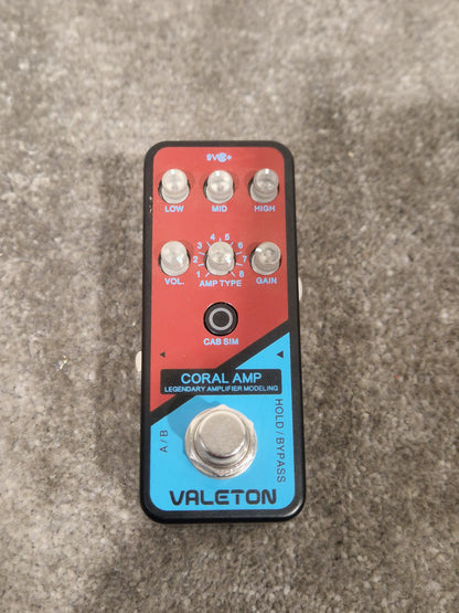 Valeton Coral AMP - Compact Multi-Effect Unit - Excellent