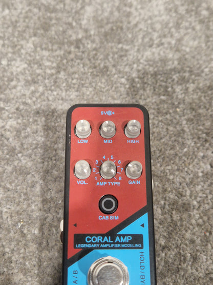 Valeton Coral AMP - Compact Multi-Effect Unit - Excellent