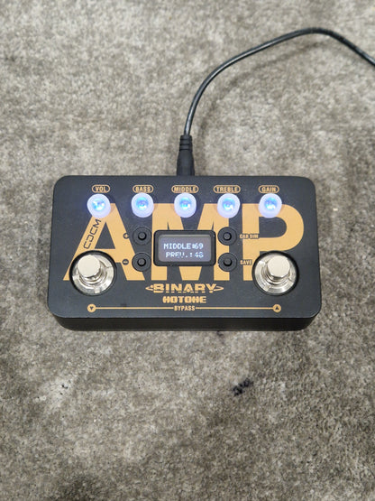 Hotone Binary AMP Simulator - 24-bit DSP Modeling - Excellent w/ Original Box