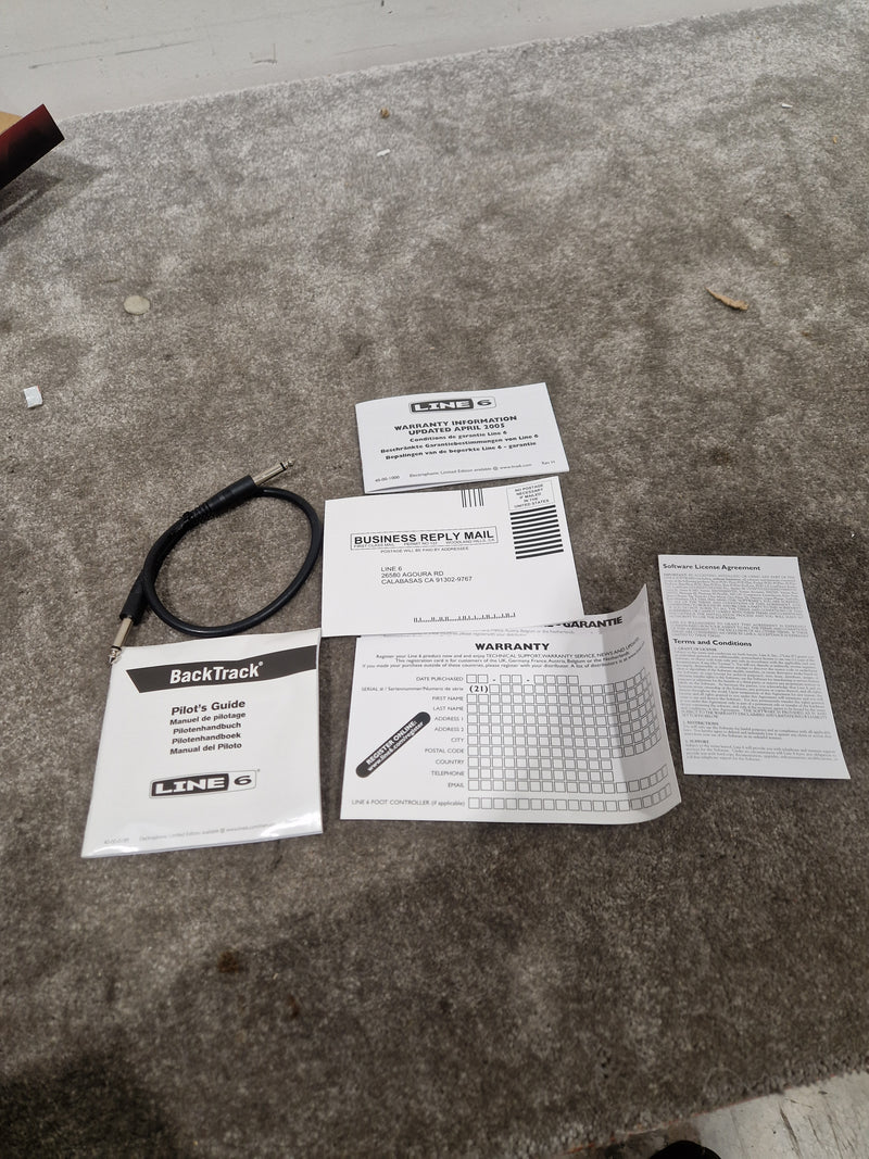 Line 6 Backtrack Recorder - Portable Audio Capture - Spares or Repair w/ Original Box - Image 11