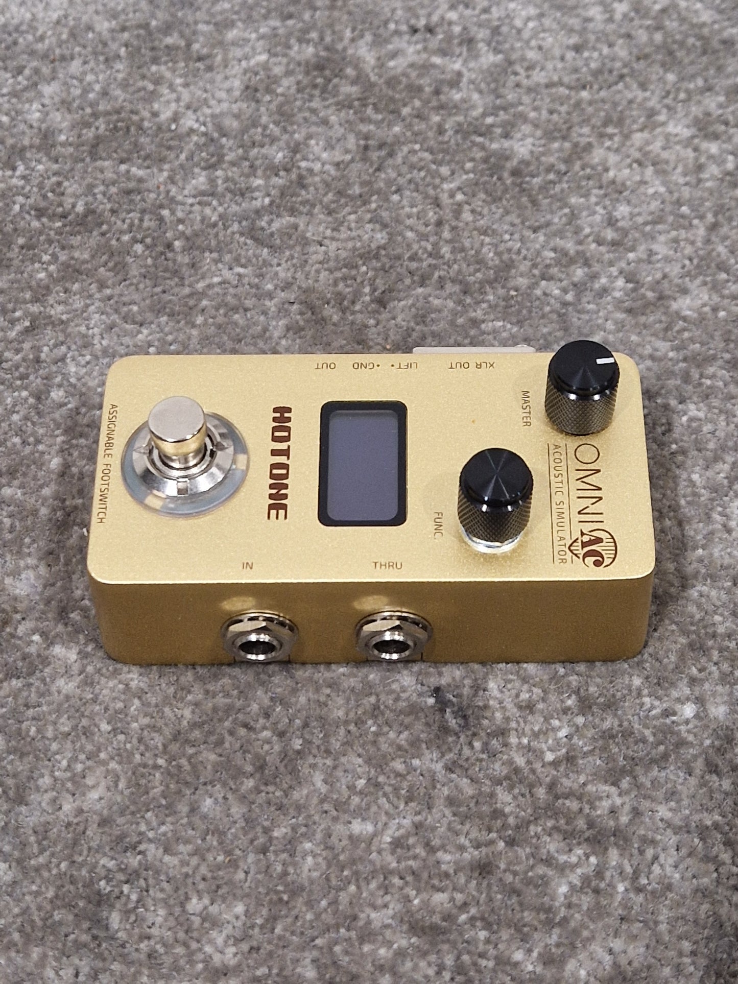 Hotone Omni Acoustic Simulator - Authentic Acoustic Tones - Excellent w/ Original Box & Power Supply