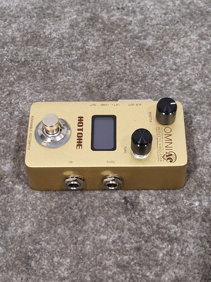 Hotone Omni Acoustic Simulator - Authentic Acoustic Tones - Excellent w/ Original Box & Power Supply - image 2