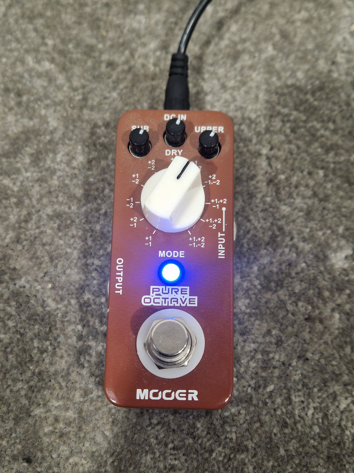 Mooer Pure Octive - Compact Polyphonic Pitch Pedal - Excellent