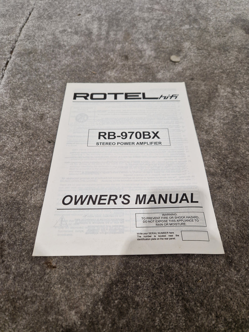Rotel RC980BX With Rotel RB970BX - High-Fidelity Preamp/Amplifier - Excellent w/ Power Supply - Image 12