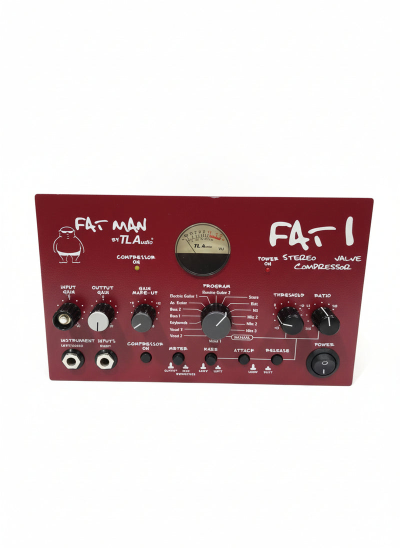 TLAudio Fatman Stereo Valve Compressor - Tube Dynamics Processor - Excellent w/ Power Supply - Image 1