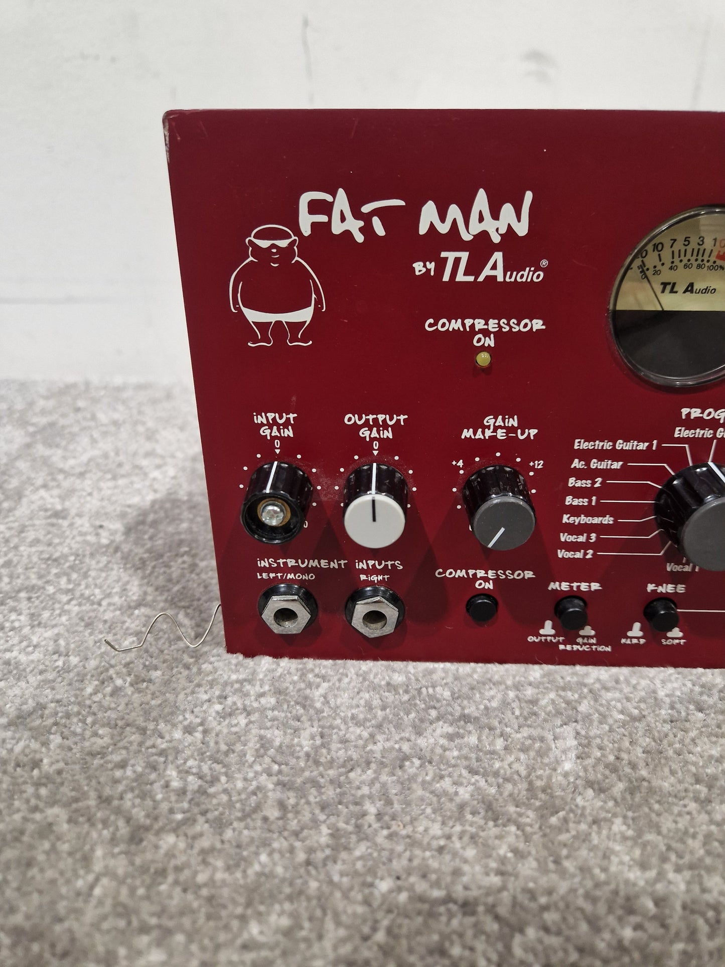 TLAudio Fatman Stereo Valve Compressor - Tube Dynamics Processor - Excellent w/ Power Supply