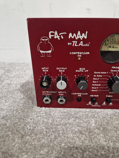 TLAudio Fatman Stereo Valve Compressor - Tube Dynamics Processor - Excellent w/ Power Supply