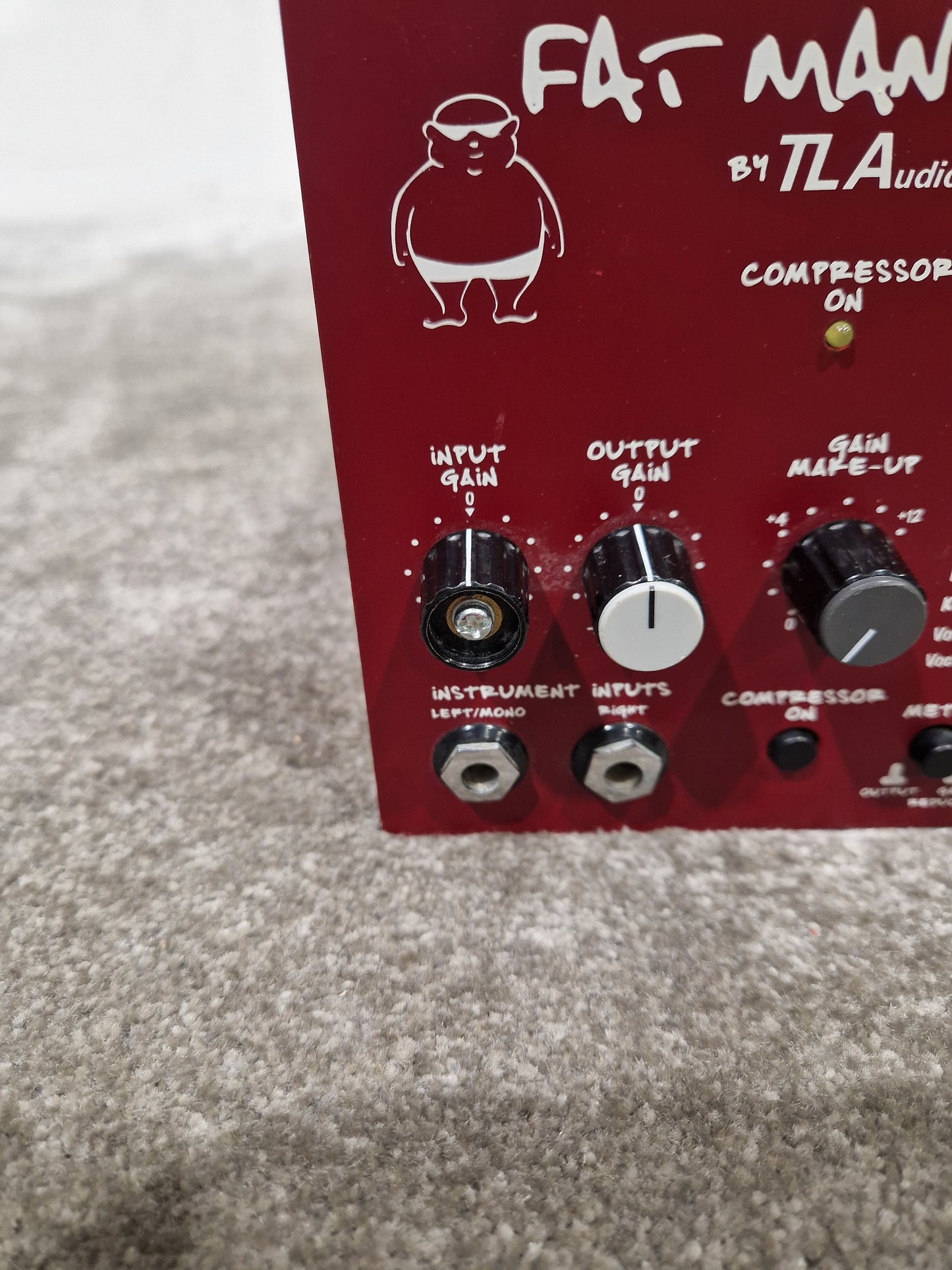 TLAudio Fatman Stereo Valve Compressor - Tube Dynamics Processor - Excellent w/ Power Supply