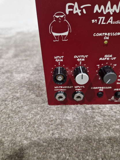 TLAudio Fatman Stereo Valve Compressor - Tube Dynamics Processor - Excellent w/ Power Supply