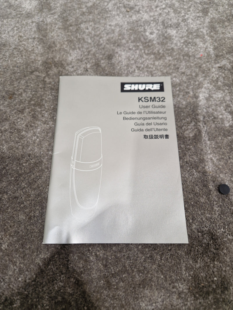 Shure KSM-32 - Large Diaphragm Condenser Mic - Excellent w/ Soft Case & Hard Case - Image 5
