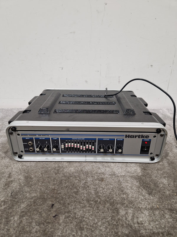 Hartke HA 5500 - 500W Bass Amplifier - Excellent w/ Hard Case