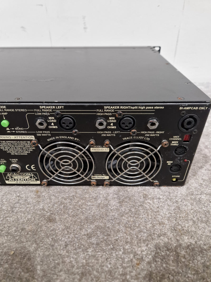 Trace Elliot AH 1000-12 - Bass Amp Head - Good w/ Power Supply - Image 9