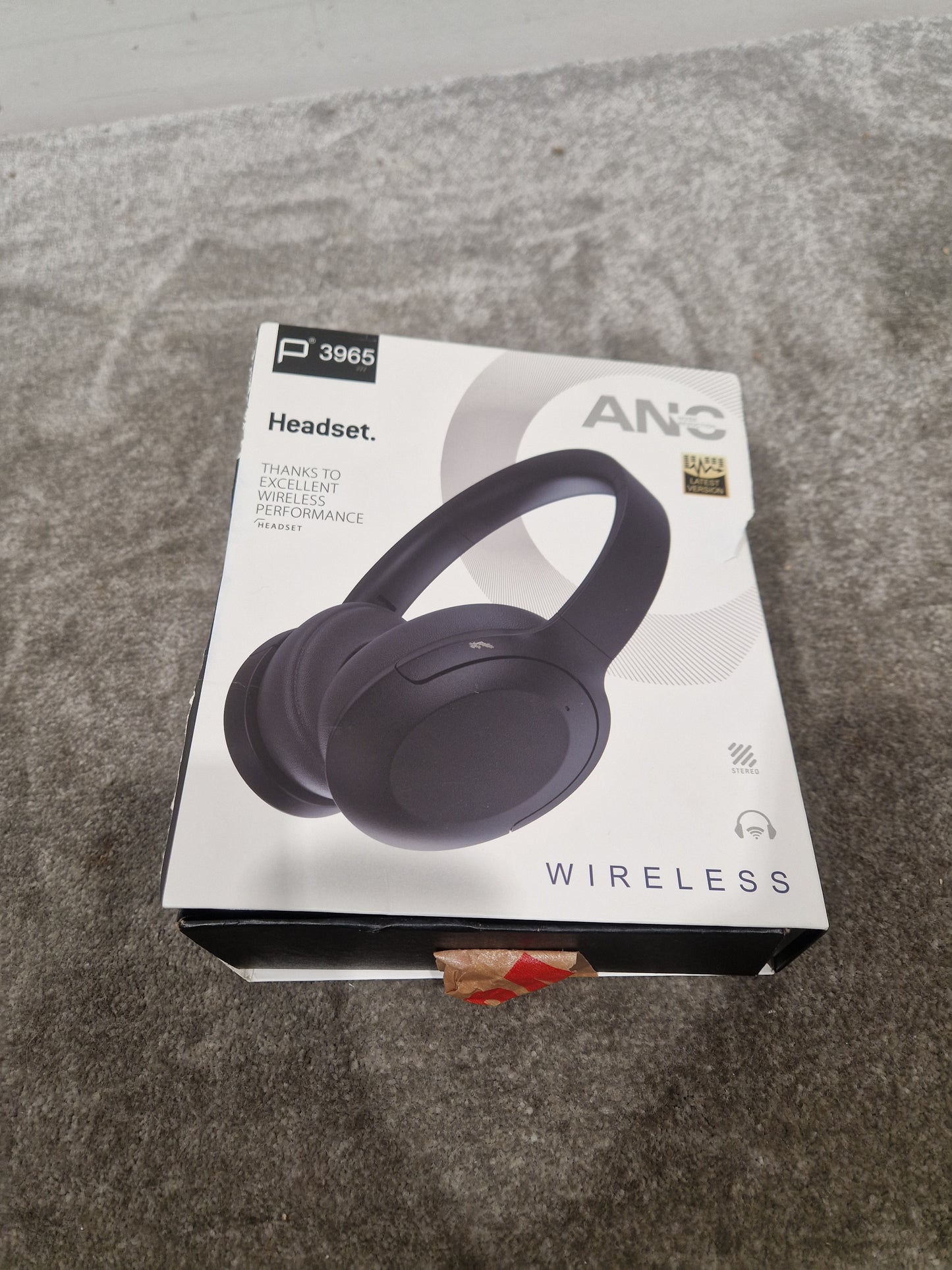 ANC P3965 Headset - Noise-Canceling Over-Ear - Spares or Repair w/ Original Box