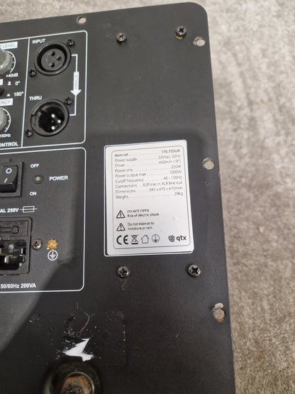 QTX 170.755uk Speaker Motherboard - Precision Audio Control - Excellent