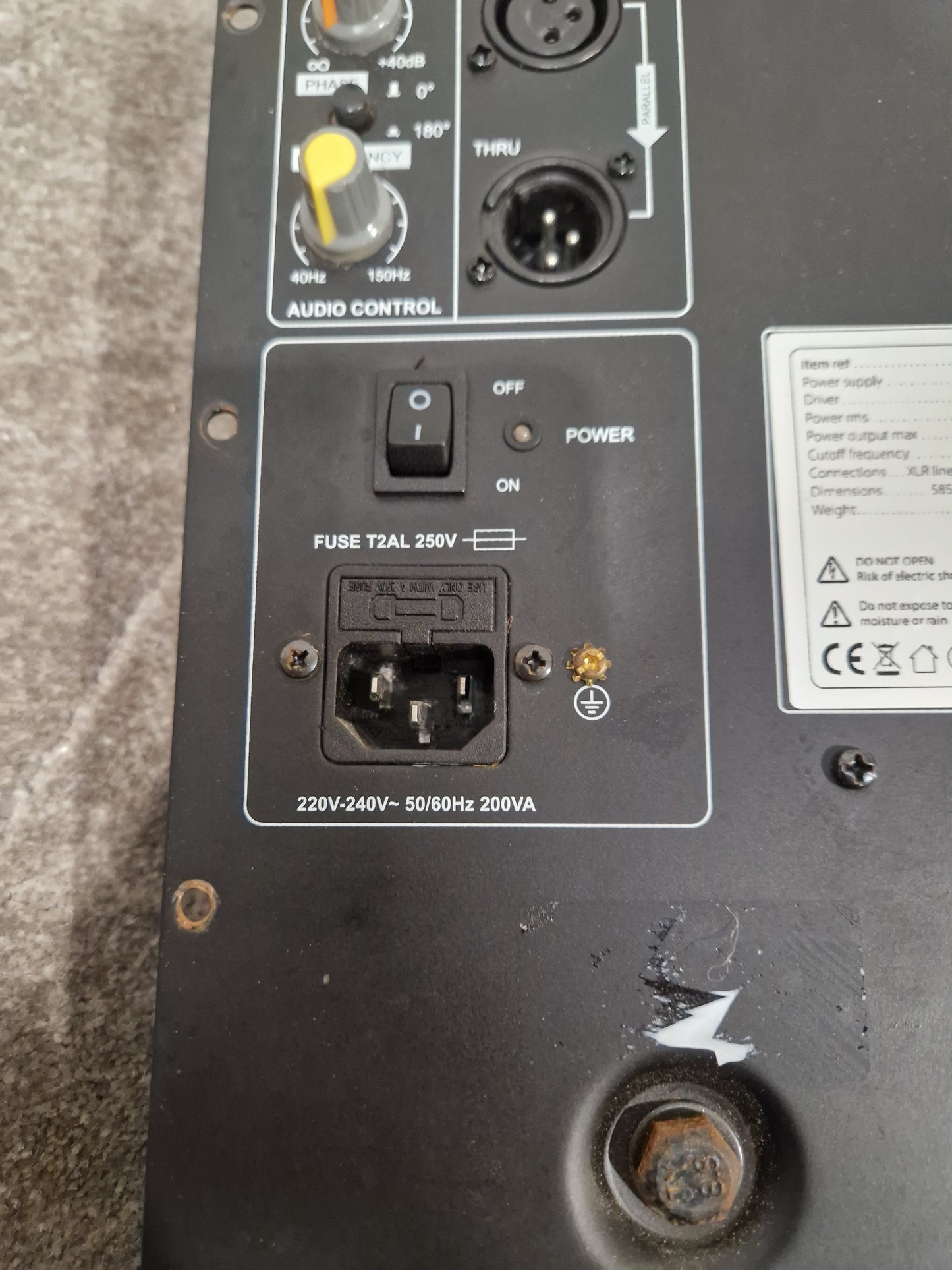 QTX 170.755uk Speaker Motherboard - Precision Audio Control - Excellent