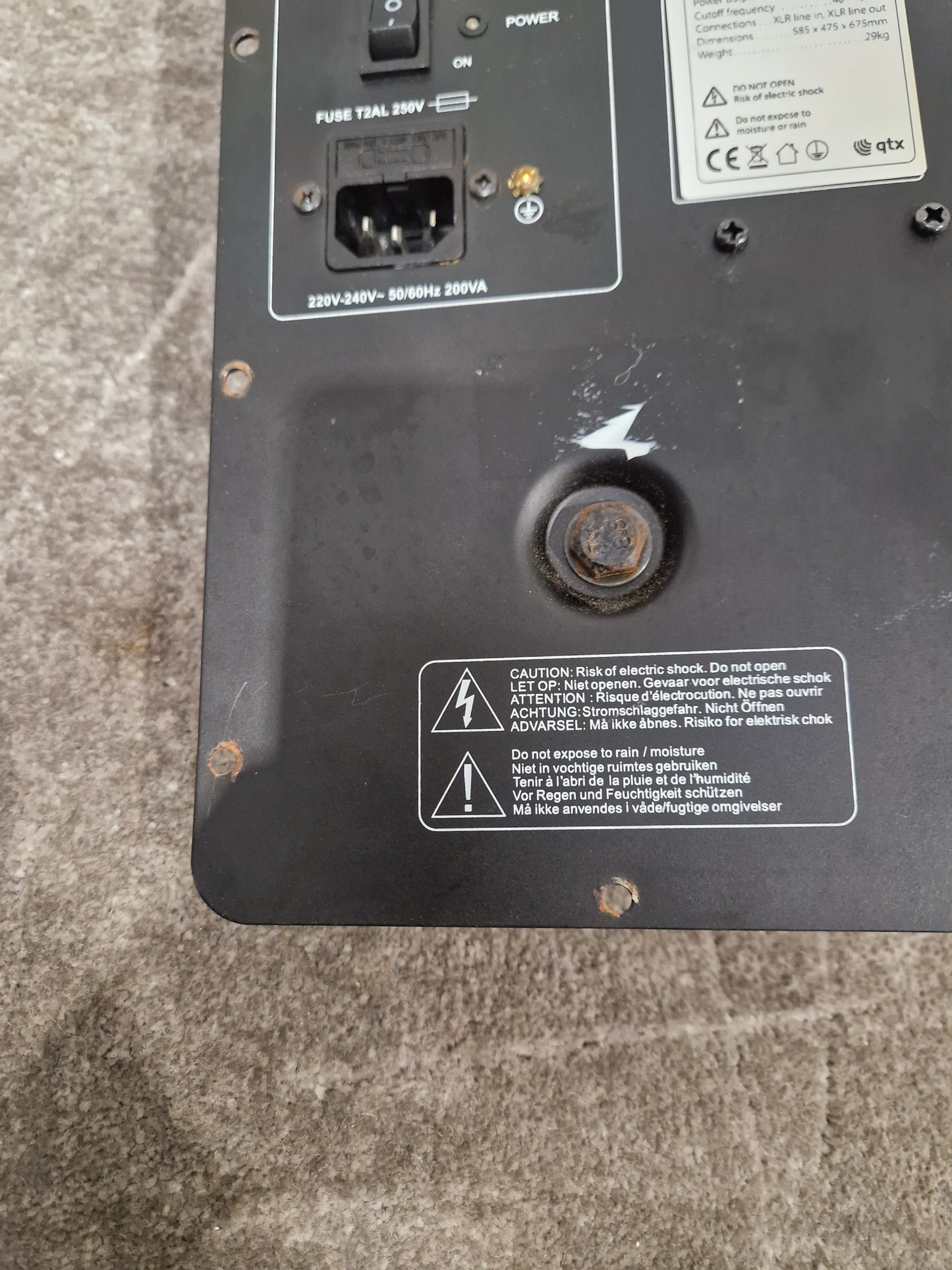 QTX 170.755uk Speaker Motherboard - Precision Audio Control - Excellent