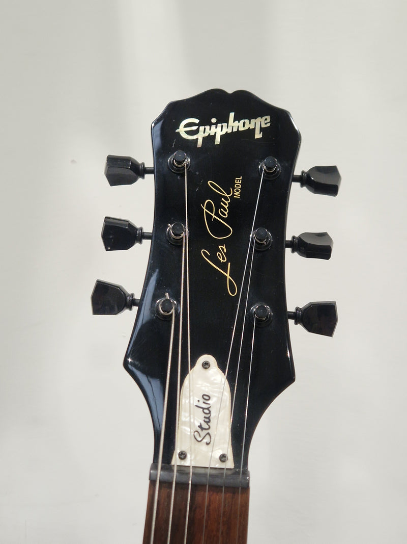 Epiphone Les Paul Studio Ebony - Solid Body Electric Guitar - Excellent w/ Full Set up - Image 5