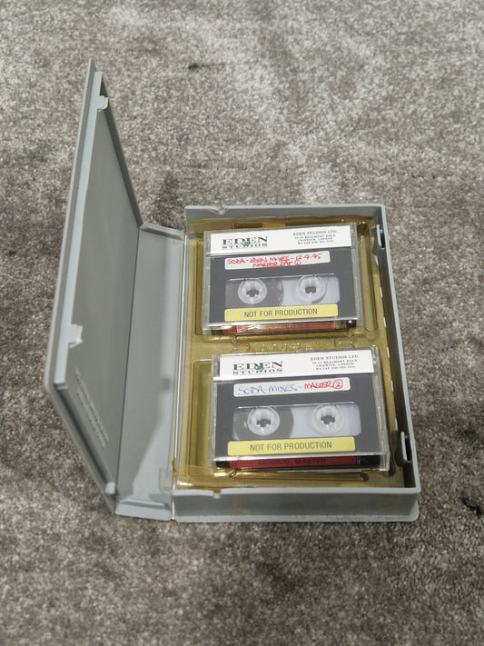 Soda – Britpop Band Collectible Eden Studio Mix Masters – Very Good w/ Handwritten Labels & Session Dates