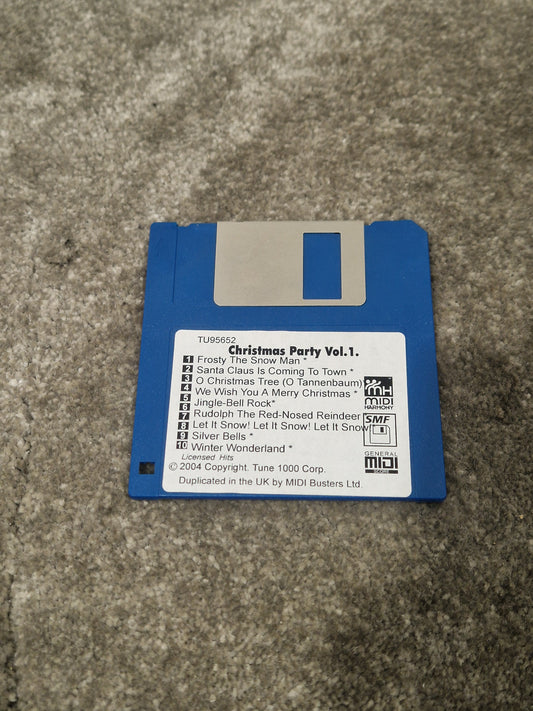 Technics Christmas Party Vol.1 Floppy Disc - Vintage Music Collection - Excellent
