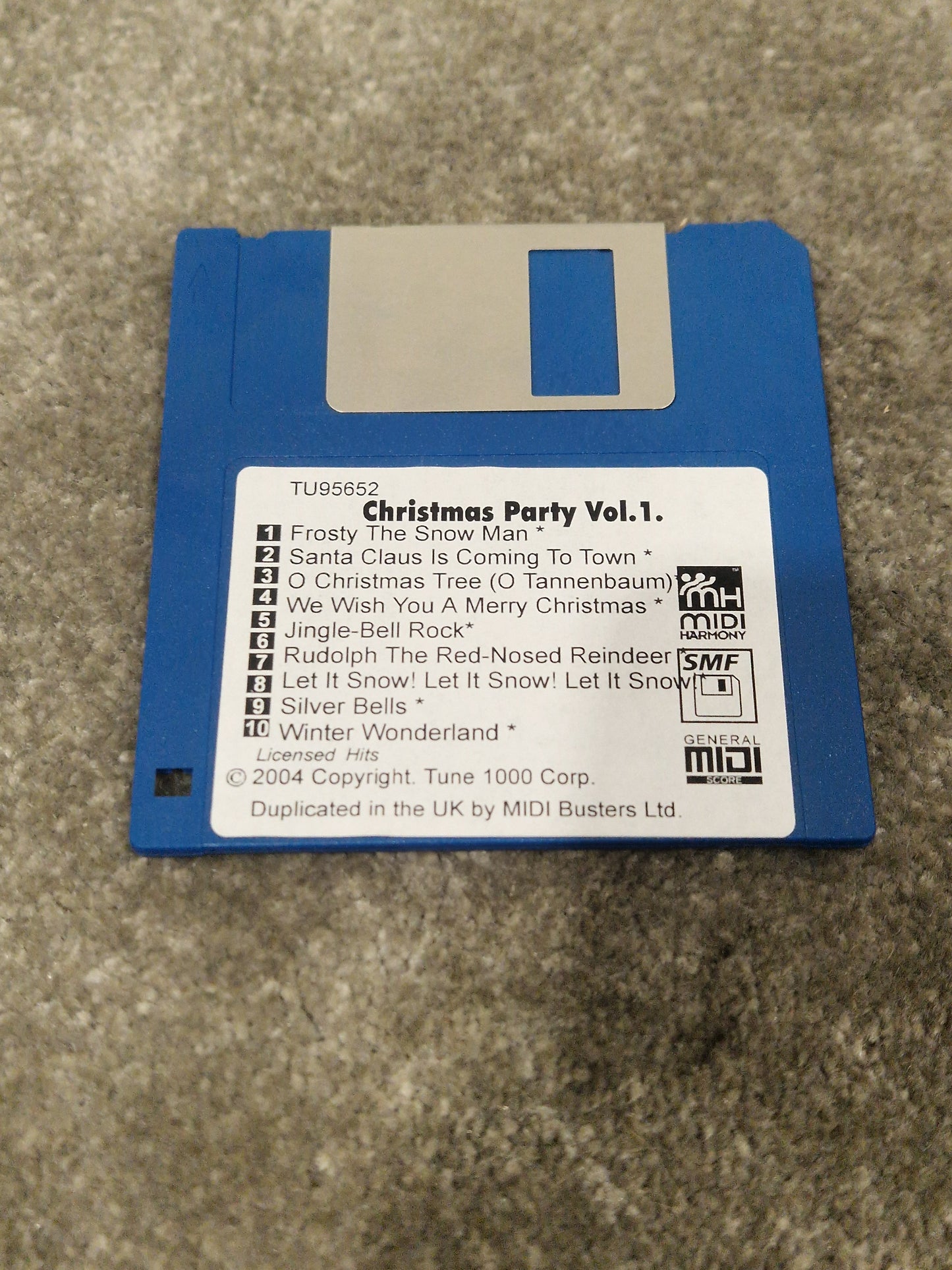 Technics Christmas Party Vol.1 Floppy Disc - Vintage Music Collection - Excellent