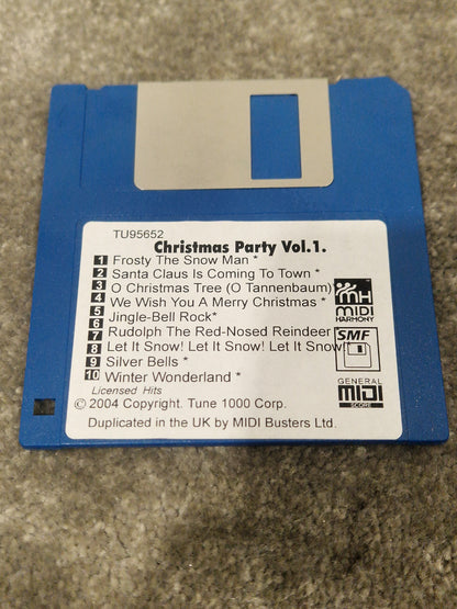 Technics Christmas Party Vol.1 Floppy Disc - Vintage Music Collection - Excellent