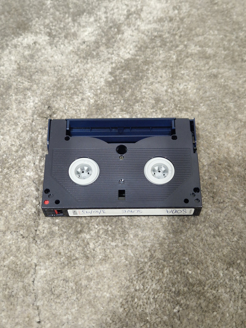 Soda – Britpop Band Collectible Sony Hi8 PCM Tape – Very Good w/ Vocal Backup Label - Image 9