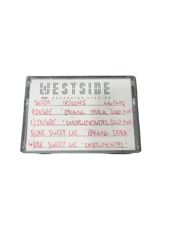 Soda – Britpop Band Collectible AMPEX DAT “Backing Tracks 3” – Excellent w/ Original Master Label & Studio Notes