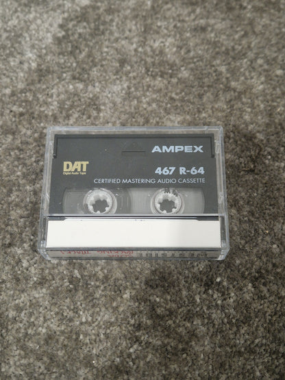 Soda – Britpop Band Collectible AMPEX DAT “Backing Tracks 3” – Excellent w/ Original Master Label & Studio Notes