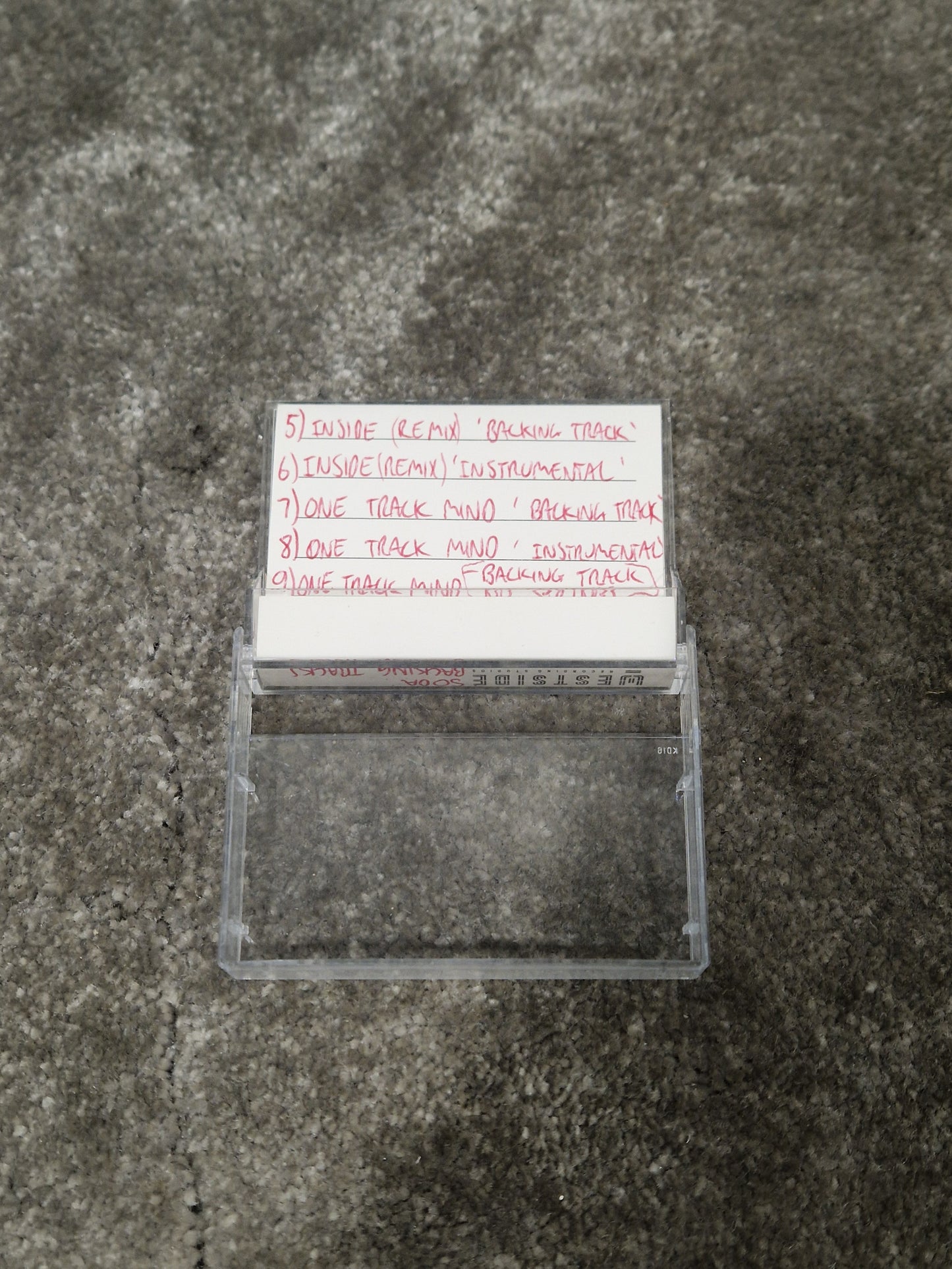 Soda – Britpop Band Collectible AMPEX DAT “Backing Tracks 3” – Excellent w/ Original Master Label & Studio Notes