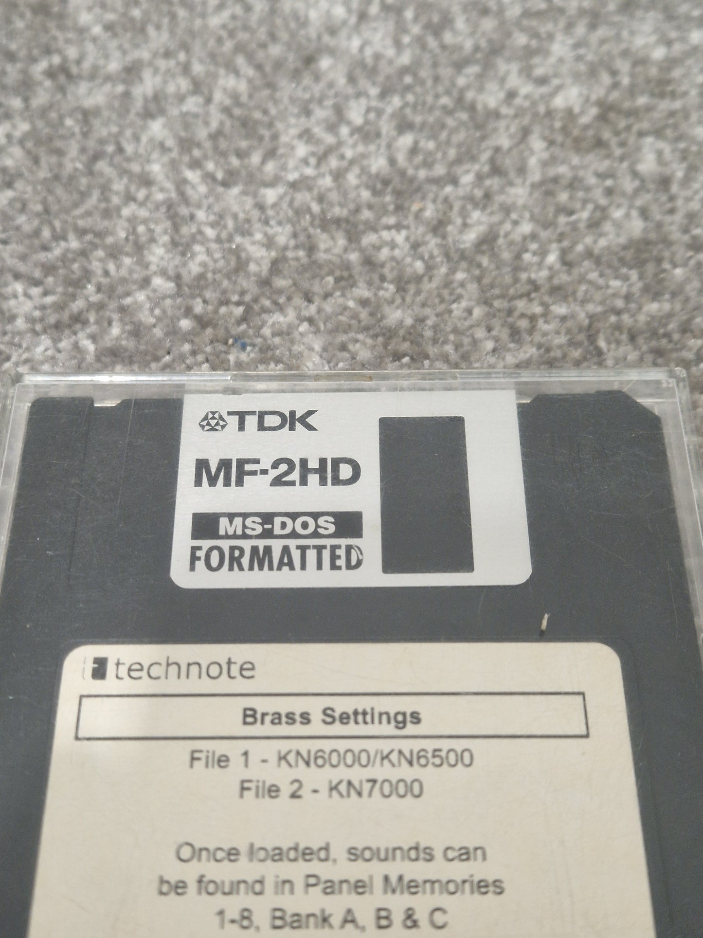 Technote TDk Brass Settings For Technics Kn6000-7000 - Custom Sound Library - Excellent