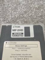 Technote TDk Brass Settings For Technics Kn6000-7000 - Custom Sound Library - Excellent - Image 4