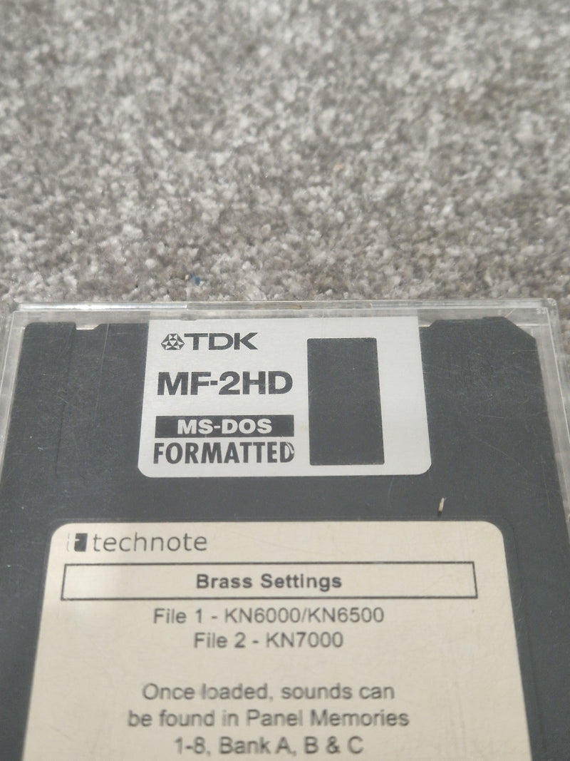 Technote TDk Brass Settings For Technics Kn6000-7000 - Custom Sound Library - Excellent - Image 4