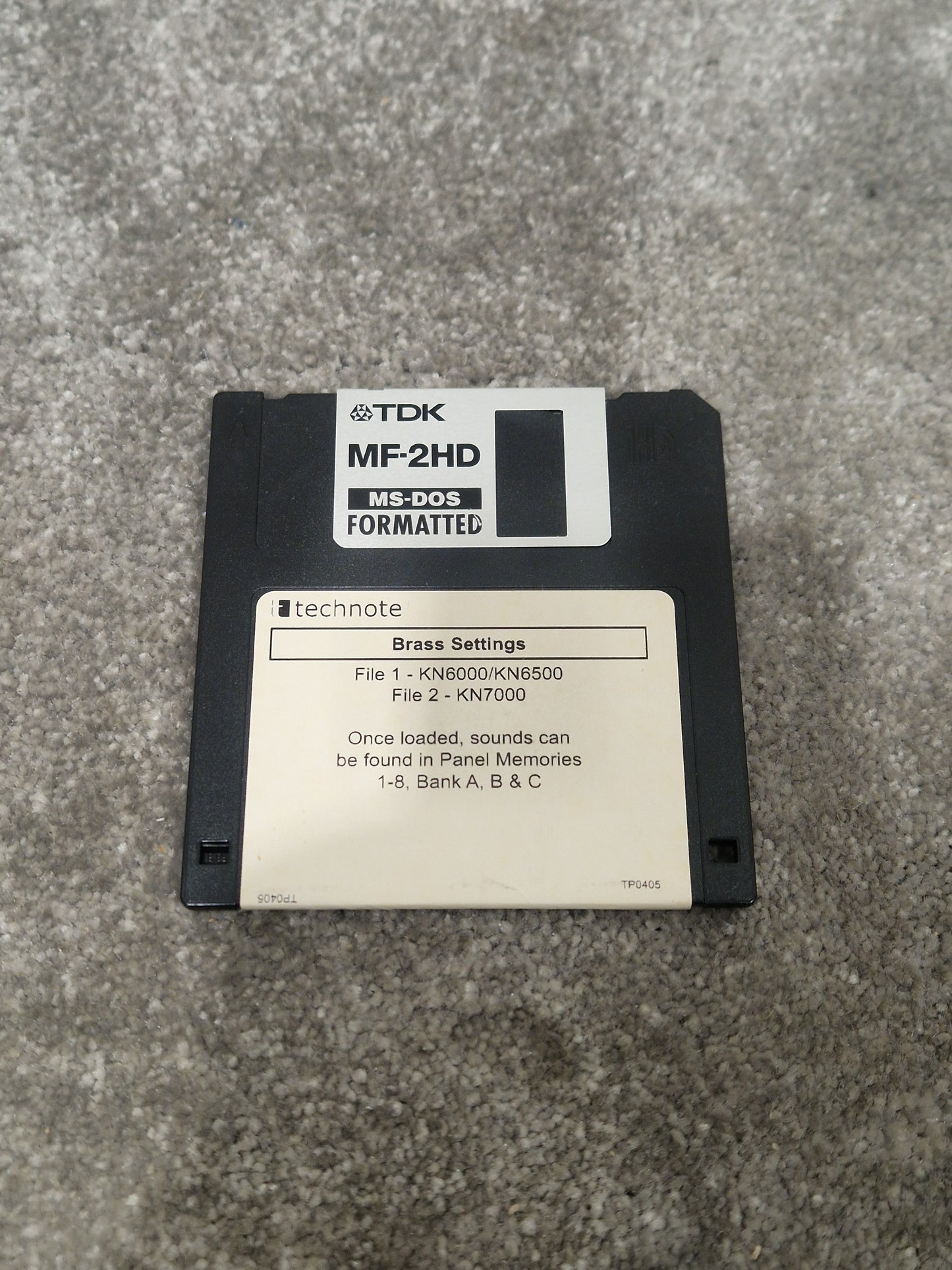 Technote TDk Brass Settings For Technics Kn6000-7000 - Custom Sound Library - Excellent