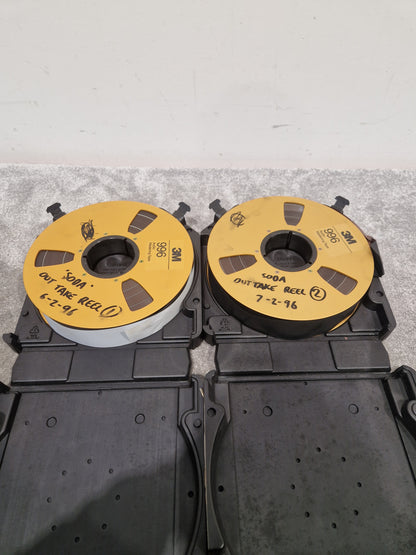 Soda – Britpop Band Collectible Westside Outtake Reels #1 & #2 – Very Good w/ Handwritten Studio Notes