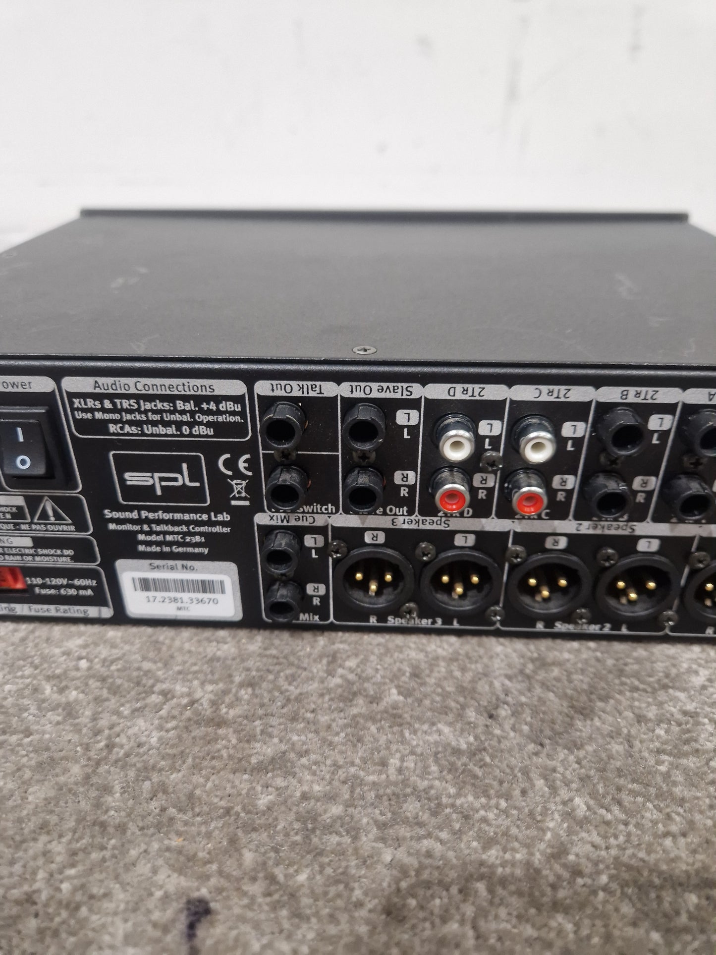 SPL 2381 - Stereo Monitor Controller - Excellent w/ Power Supply