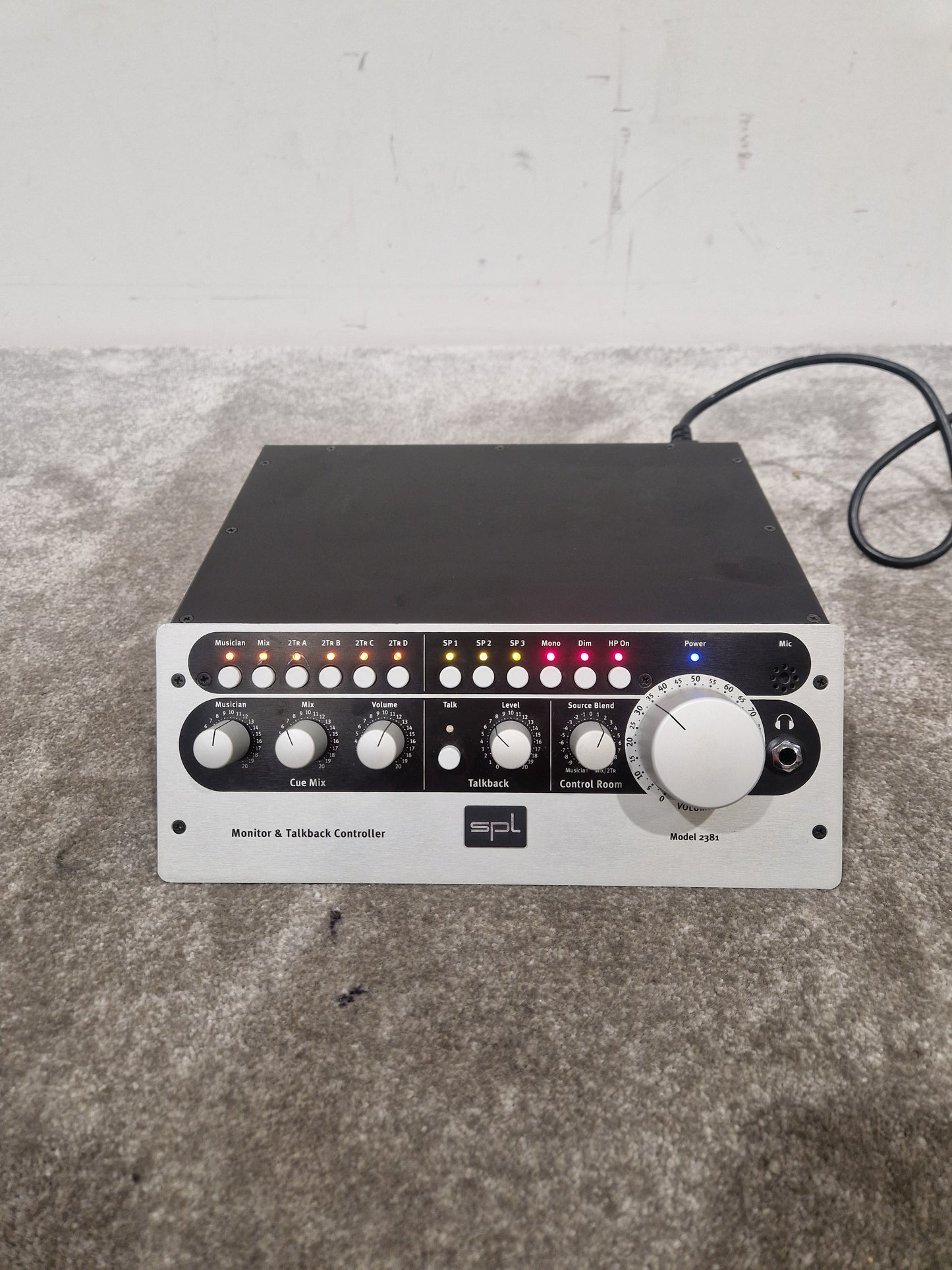 SPL 2381 - Stereo Monitor Controller - Excellent w/ Power Supply