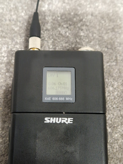 Shure K4E Radio Transmitter - Professional Broadcast Quality - Excellent